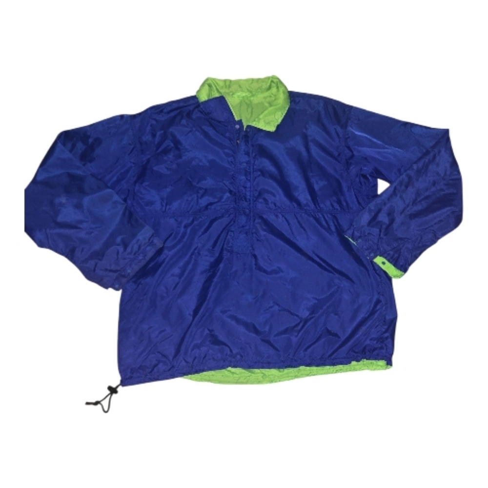 Vintage Patagonia Reversible Windbreaker Jacket - Purple & Lime